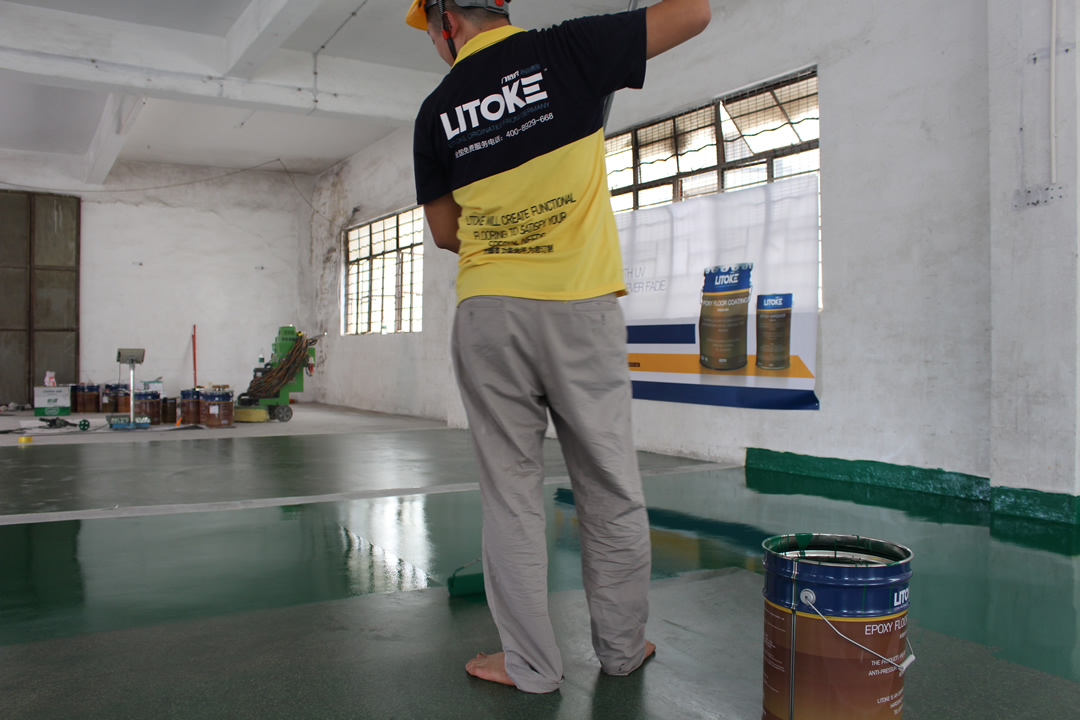 力特克環氧樹脂平涂型面涂地坪漆 力特克環氧樹脂平涂型面涂地坪漆